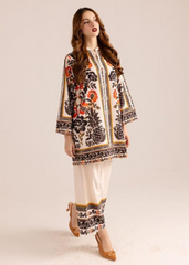 Floral Print Co-ord Set in Butter Cotton